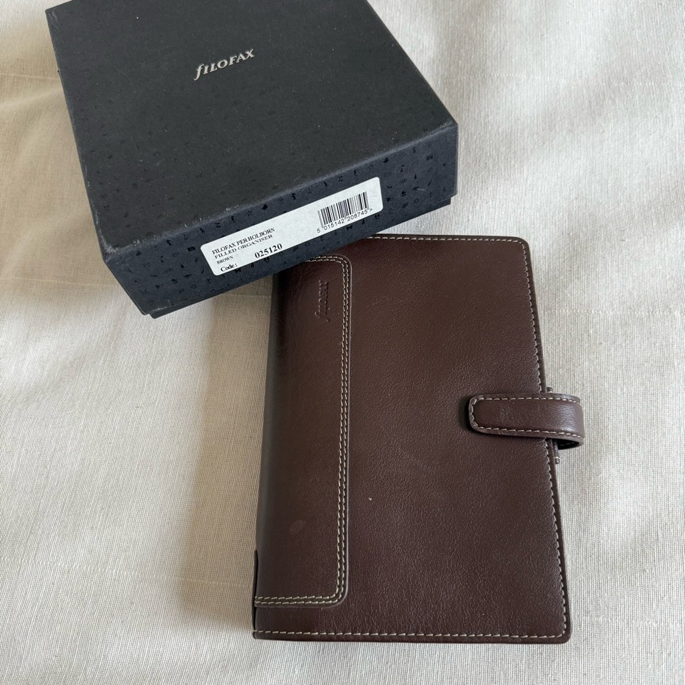 Filofax Holborn Personal Leather Organizer Planner